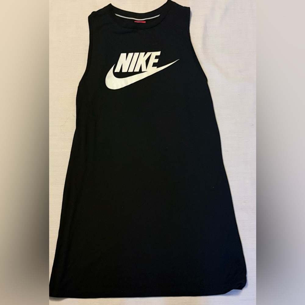 Nike Women's Black S Casual Logo Tank Dress
